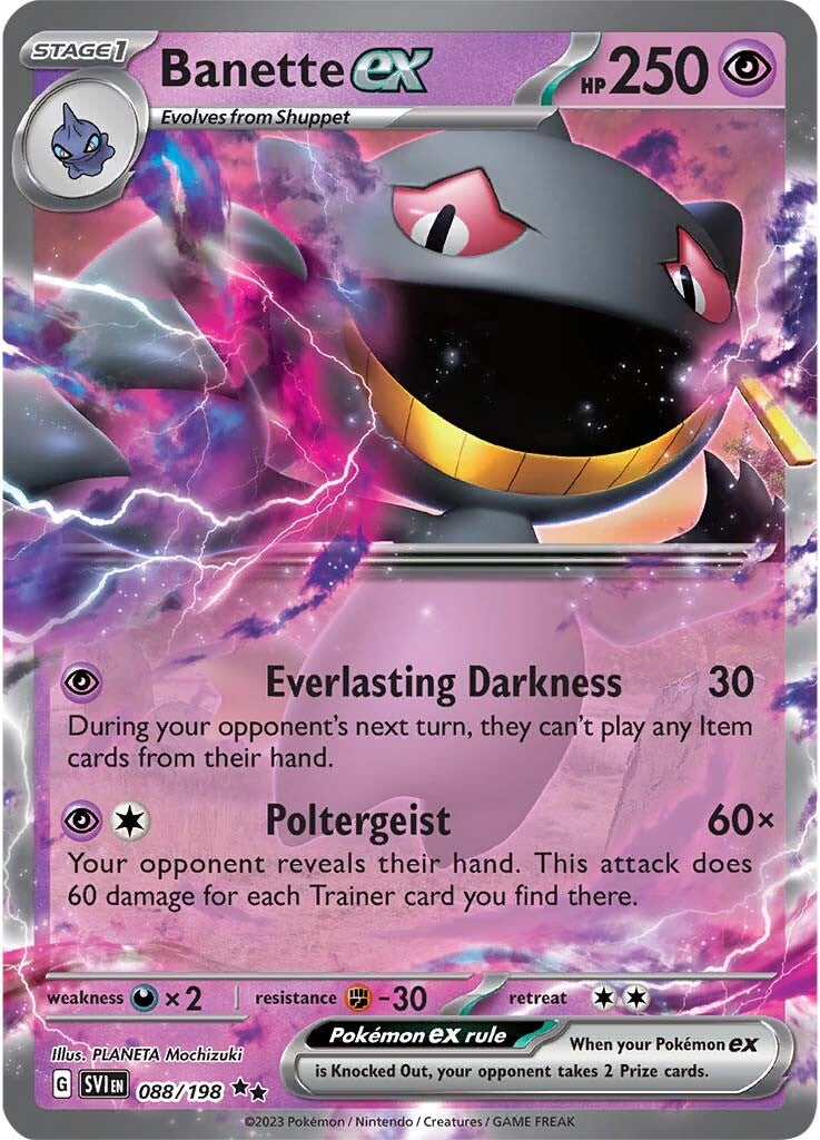 Banette ex (088/198) [Scarlet & Violet: Base Set] 