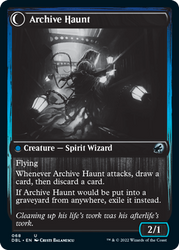 Overwhelmed Archivist // Archive Haunt [Innistrad: Double Feature] 