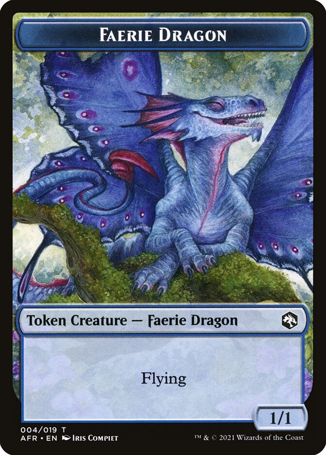 Devil // Faerie Dragon Double-Sided Token [Dungeons &amp; Dragons: Adventures in the Forgotten Realms Tokens] 