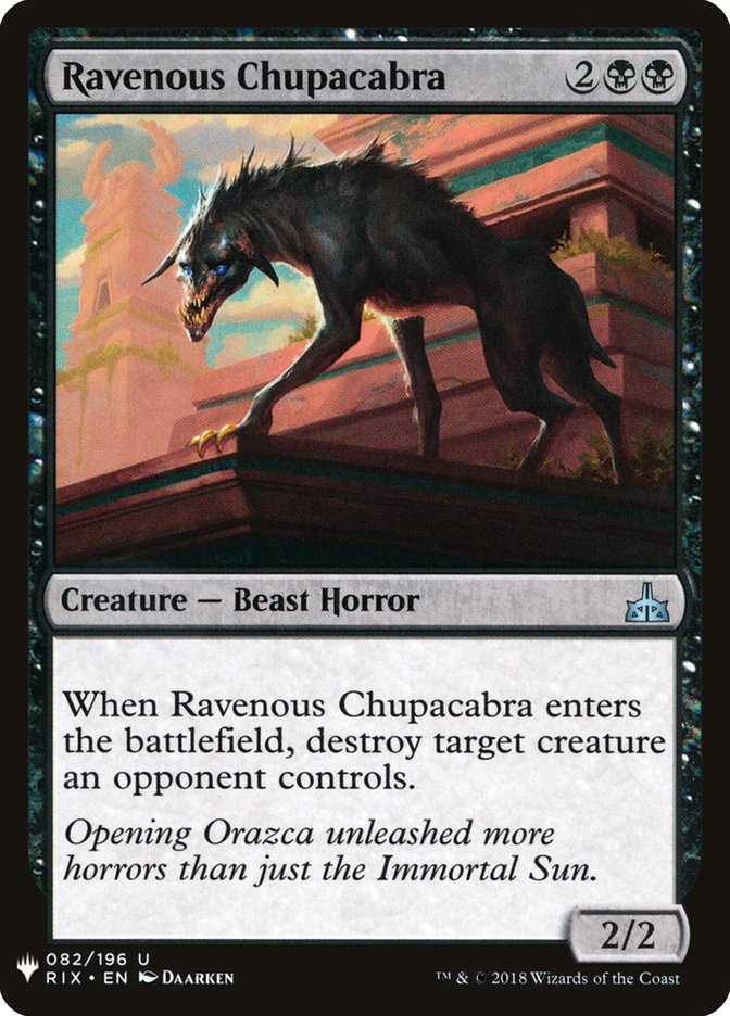 Ravenous Chupacabra [Mystery Booster] 