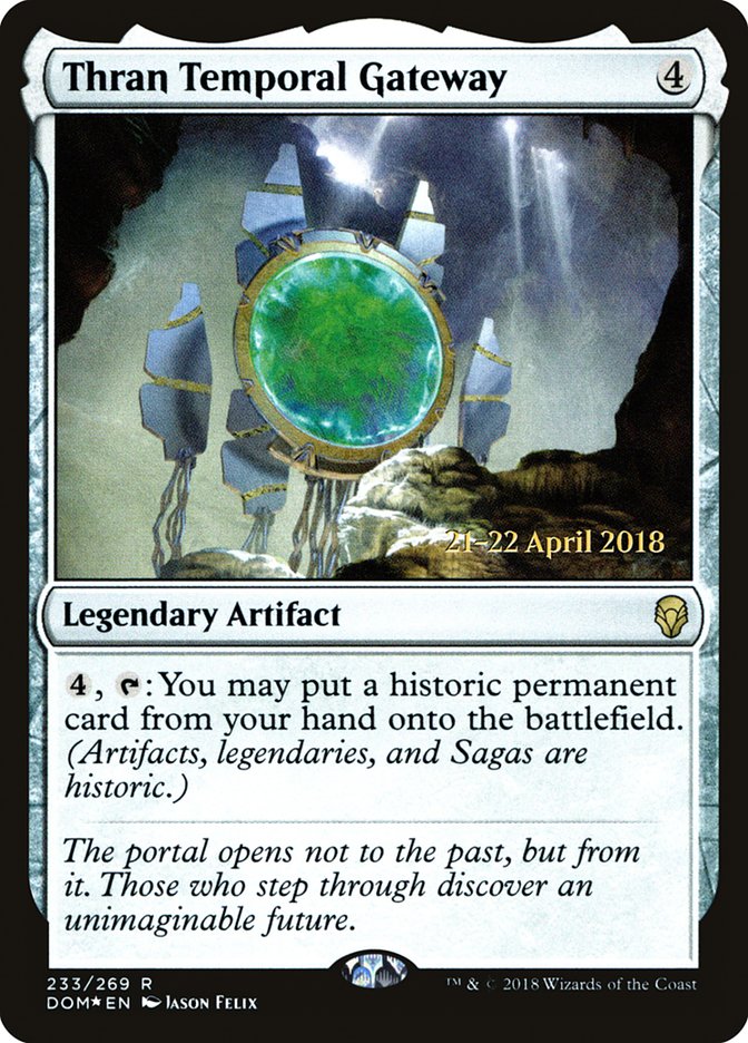 Thran Temporal Gateway [Dominaria Prerelease Promos] 