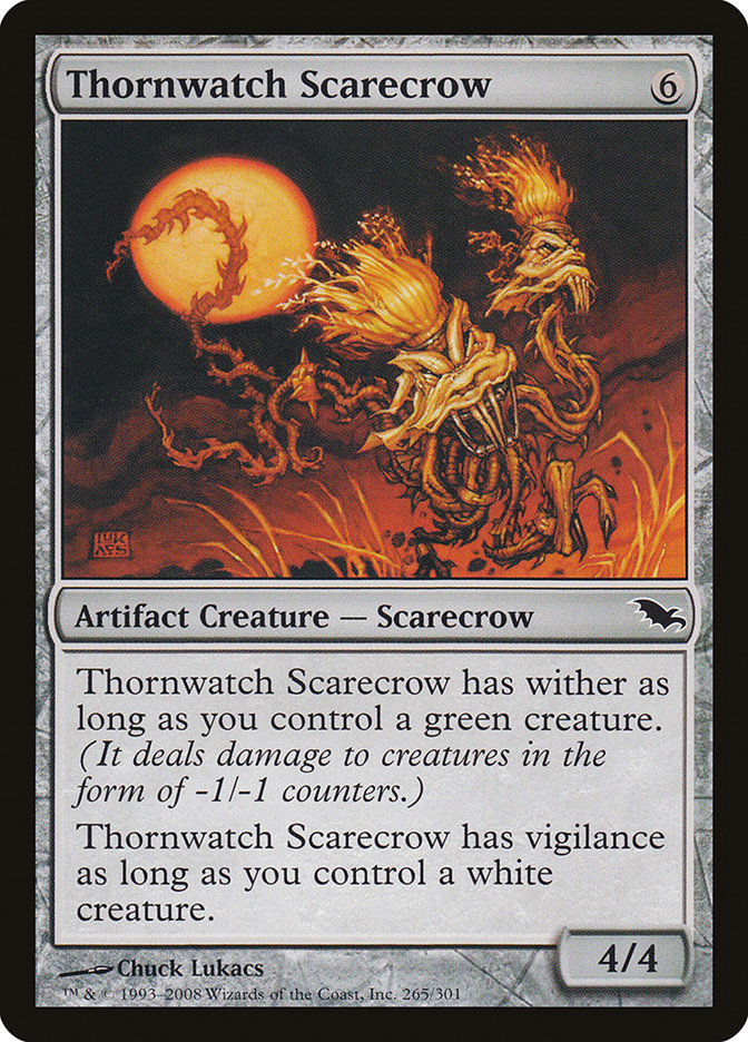 Thornwatch Scarecrow [Shadowmoor] 