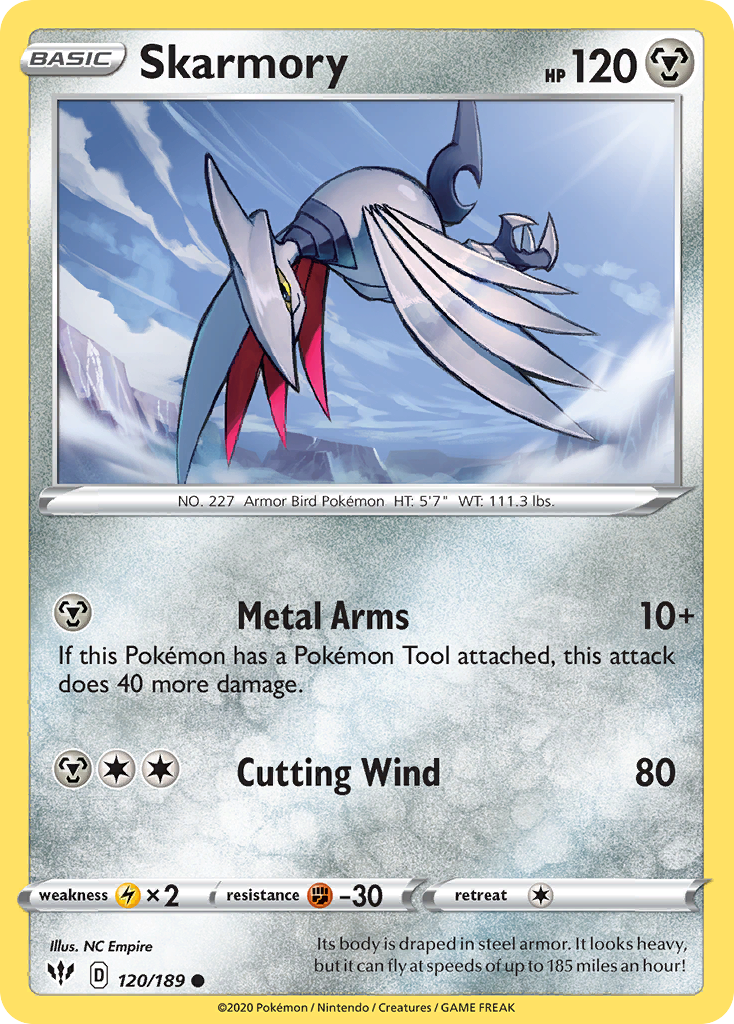 Skarmory (120/189) [Sword & Shield: Darkness Ablaze] 