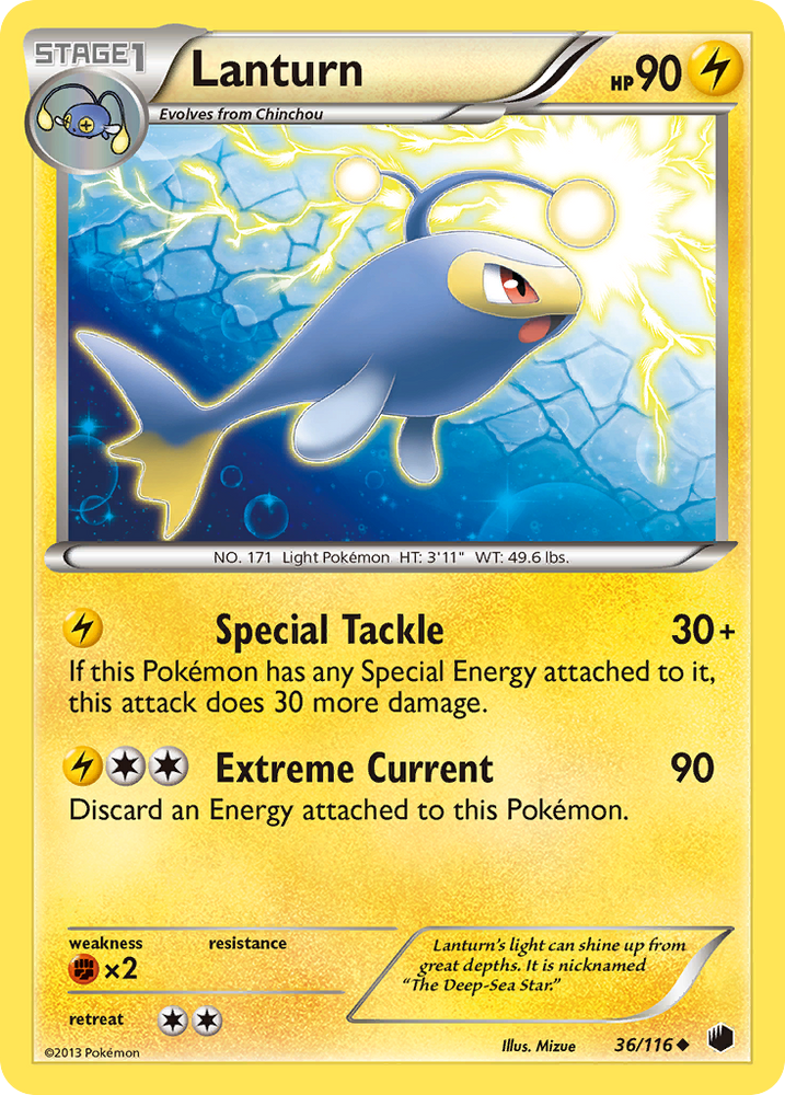 Lanturn (36/116) [Black &amp; White: Plasma Freeze] 