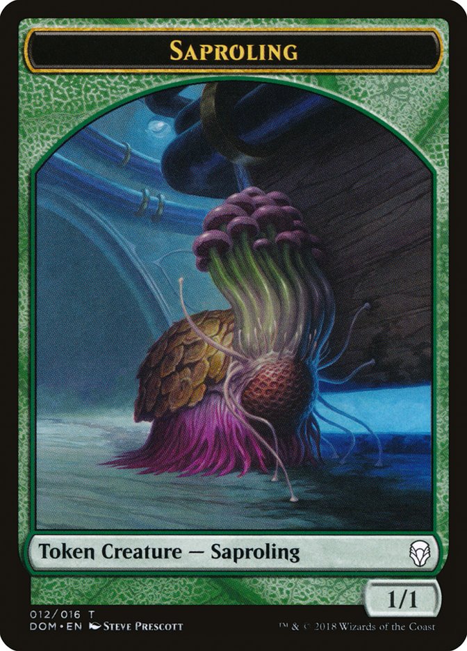 Saproling Token (012/016) [Dominaria Tokens] 