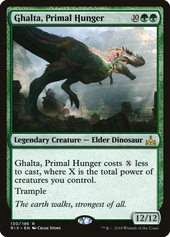 Ghalta, Primal Hunger [Rivals of Ixalan] 