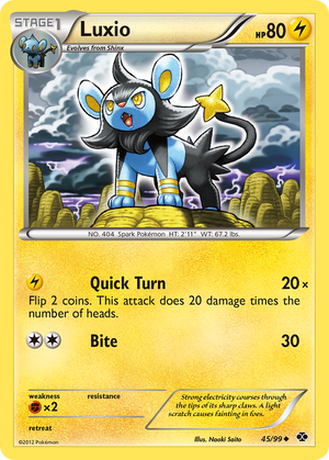 Luxio (45/99) [Black &amp; White: Next Destinies] 