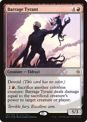 Tyrant Dam (Intro Pack) [Battle for Zendikar Promos] 