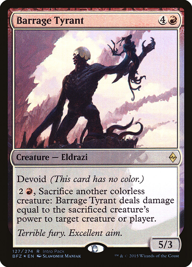 Tyrant Dam (Intro Pack) [Battle for Zendikar Promos] 