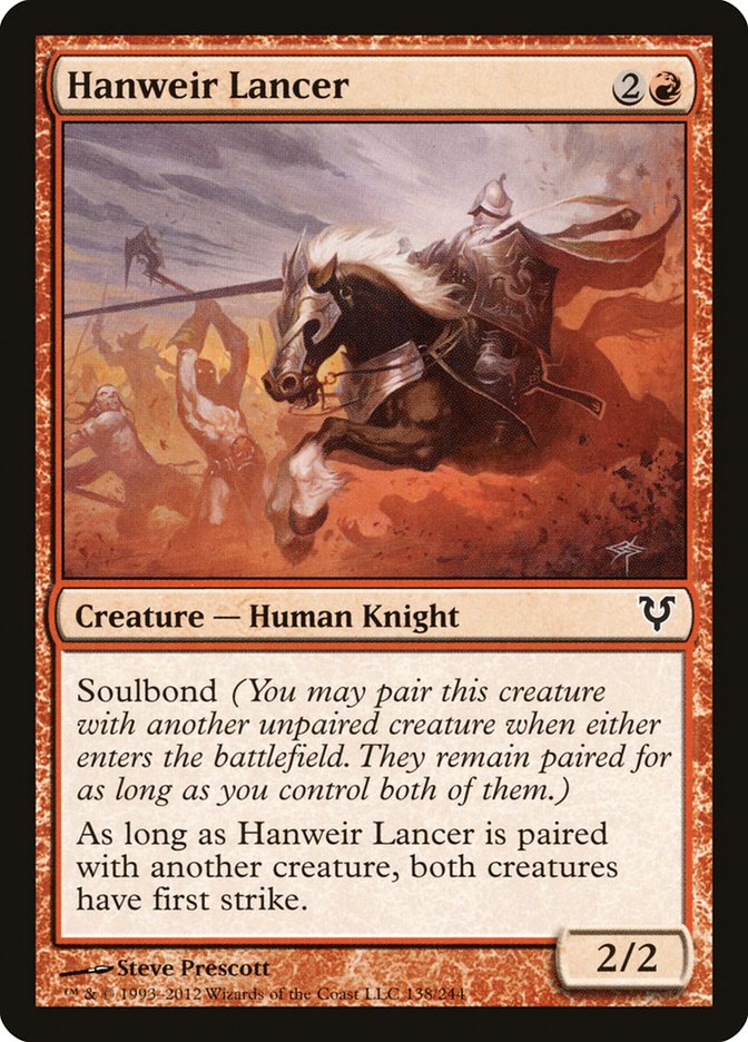 Hanweir Lancer [Avacyn Restored] 