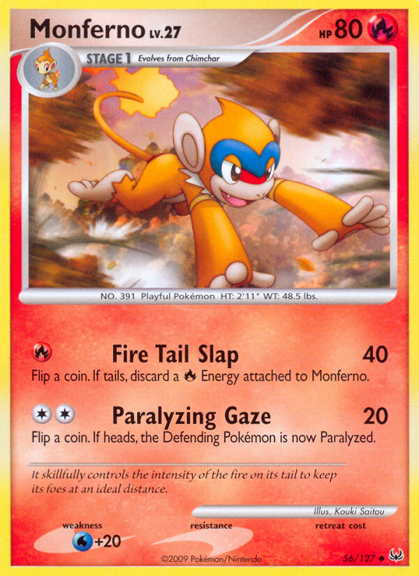 Monferno (56/127) [Platinum: Base Set] 