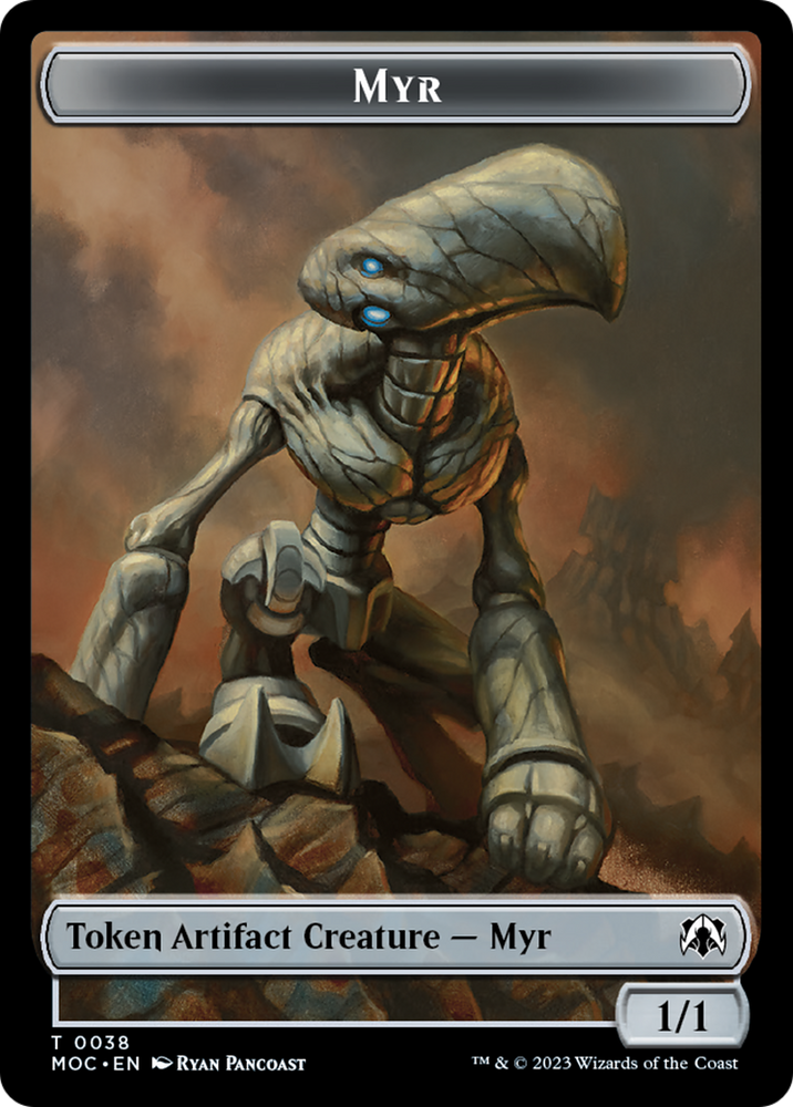 Phyrexian Germ // Myr Double-Sided Token [March of the Machine Commander Tokens] 