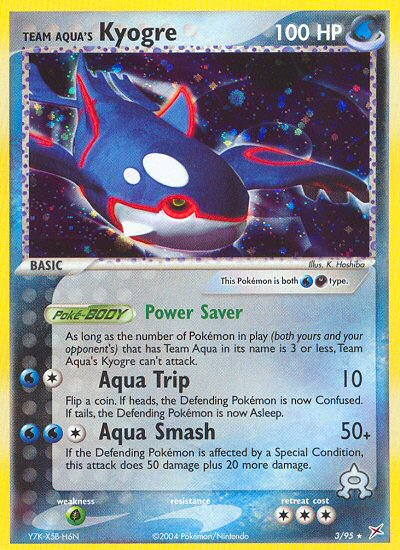 Team Aqua's Kyogre (3/95) [EX: Team Magma vs Team Aqua] 