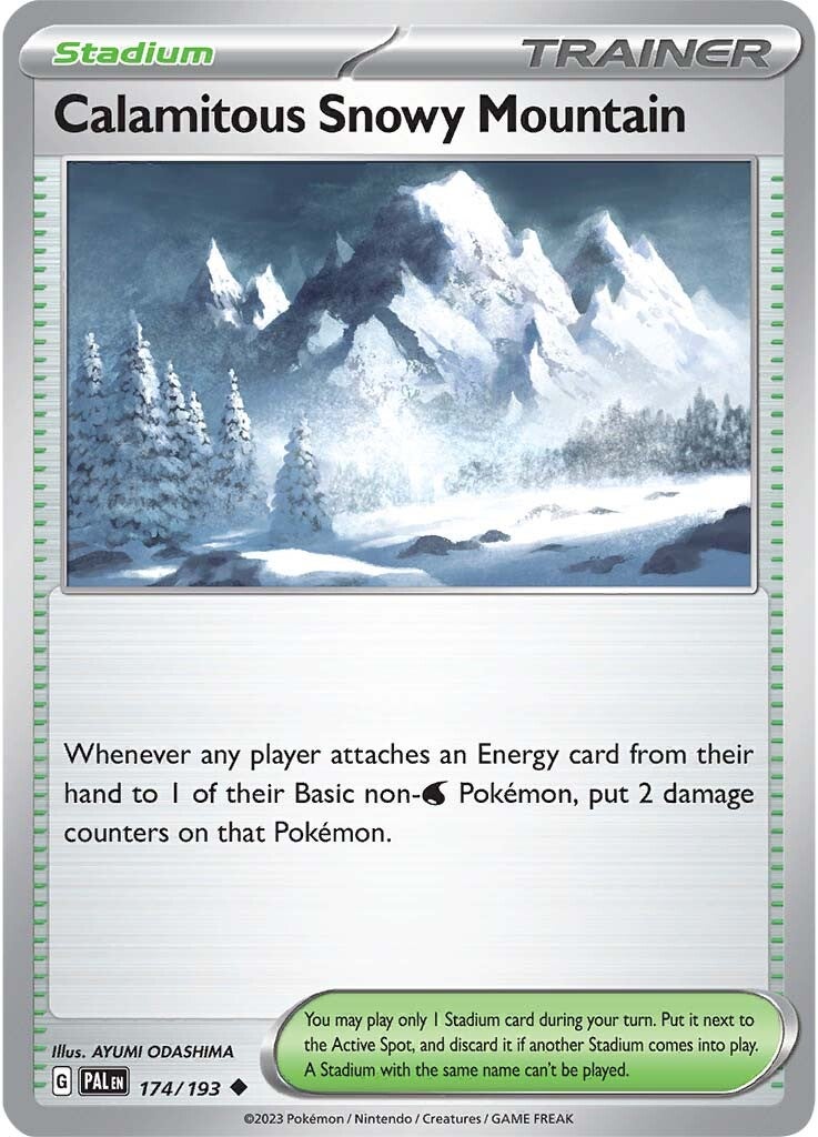 Calamitous Snowy Mountain (174/193) [Scarlet & Violet: Paldea Evolved] 