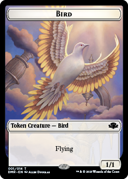 Insect // Bird Double-Sided Token [Dominaria Remastered Tokens] 