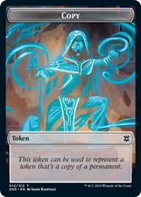 Copy // Drake Double-Sided Token [Zendikar Rising Tokens] 