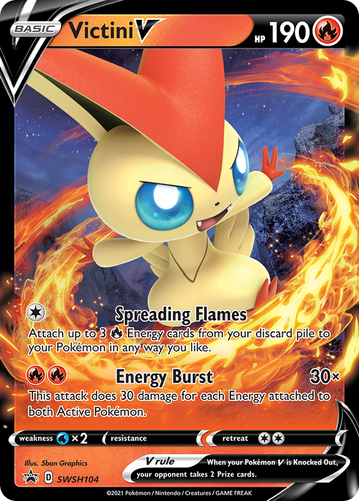 Victini V (SWSH104) [Sword &amp; Shield: Black Star Promos] 