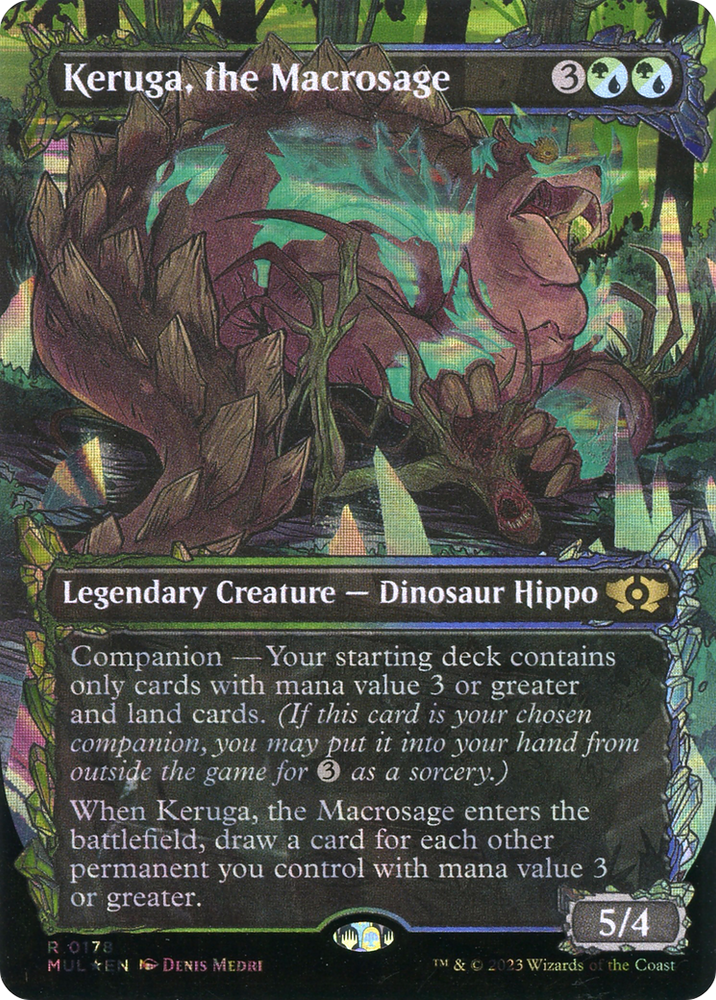 Keruga, the Macrosage (Halo Foil) [Multiverse Legends] 