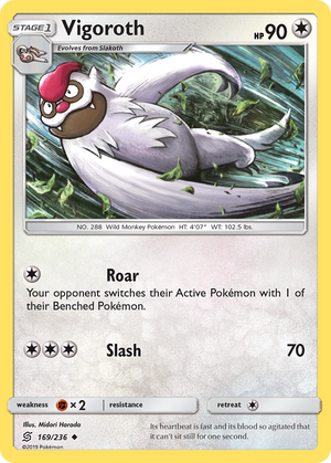 Vigoroth (169/236) [Sun &amp; Moon: Unified Minds] 