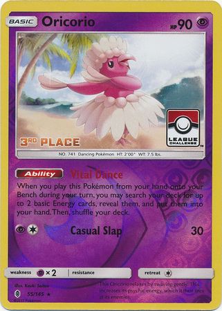 Oricorio (55/145) (League Promo 3rd Place) [Sun & Moon: Guardians Rising] 