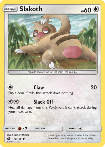 Slakoth (113/168) [Sun &amp; Moon: Celestial Storm] 