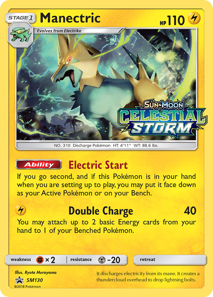 Manectric (SM130) [Sun & Moon: Black Star Promos] 