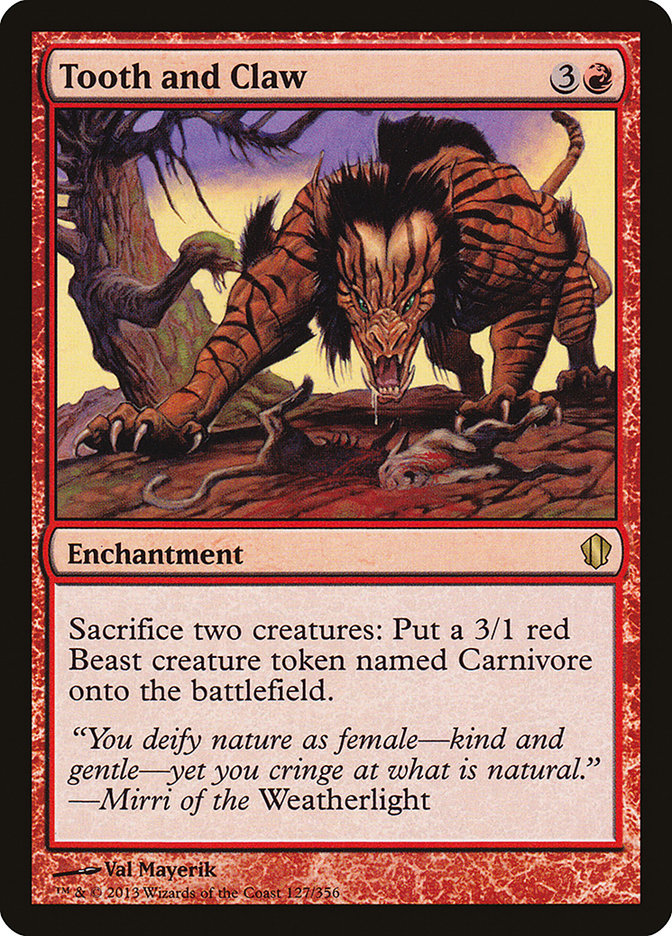 Tooth and Claw [Commander 2013] 