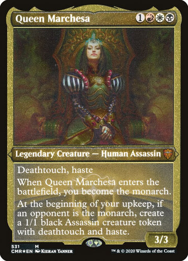 Queen Marchesa (Etched) [Commander Legends] 