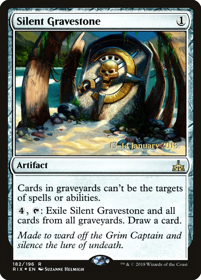 Silent Gravestone [Rivals of Ixalan Prerelease Promos] 