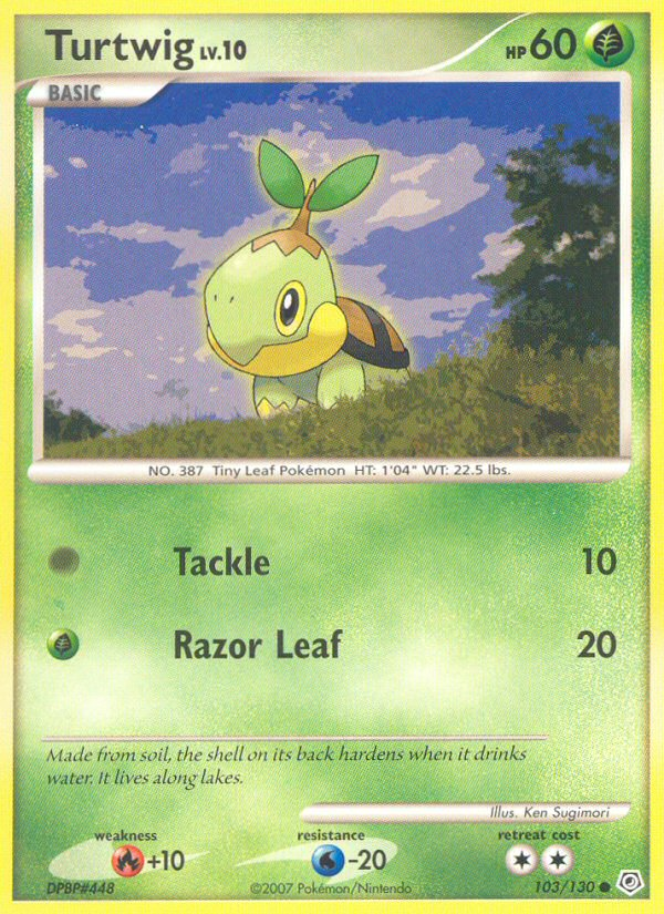Turtwig (103/130) [Diamond &amp; Pearl: Base Set] 