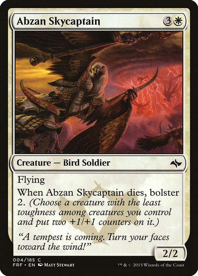 Abzan Skycaptain [Fate Reforged] 