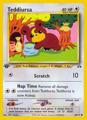 Teddiursa (65/75) [Neo Discovery 1st Edition] 