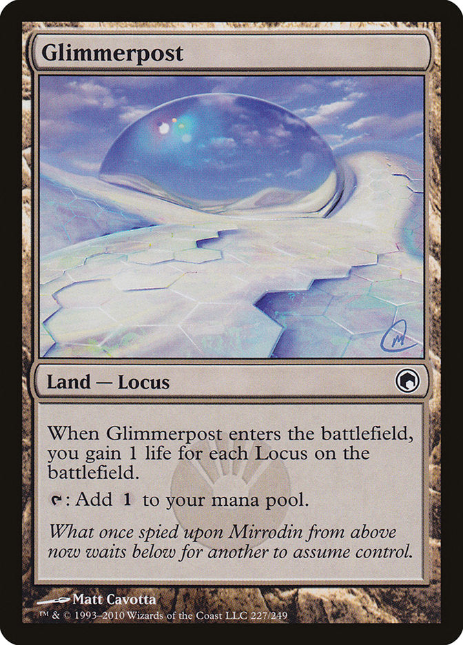 Glimmerpost [Scars of Mirrodin] 