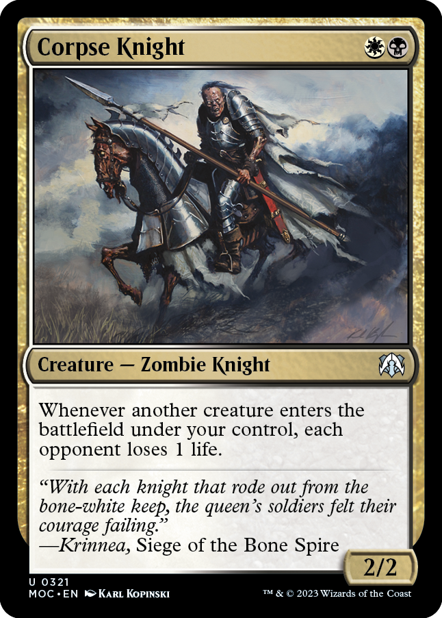 Corpse Knight [March of the Machine Commander] 