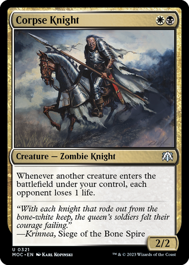 Corpse Knight [March of the Machine Commander] 