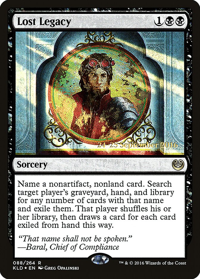 Lost Legacy [Kaladesh Prerelease Promos] 