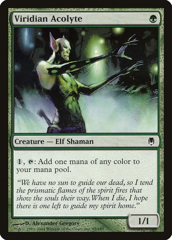 Viridian Acolyte [Darksteel] 