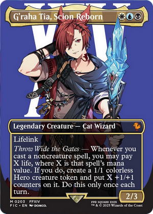 G'raha Tia, Scion Reborn (Borderless) [FINAL FANTASY Commander]