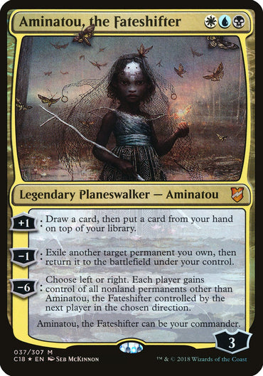 Aminatou, the Fateshifter (Oversized) [Commander 2018 Oversized]