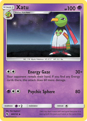 Xatu (88/214) [Sun &amp; Moon: Lost Thunder] 