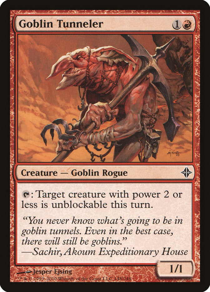 Goblin Tunneler [Rise of the Eldrazi] 