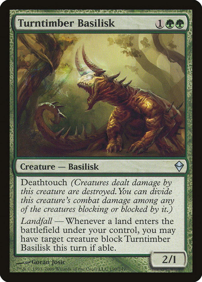 Turntimber Basilisk [Zendikar] 