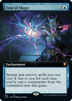Font of Magic (Extended Art) [Commander Legends: Battle for Baldur's Gate] 