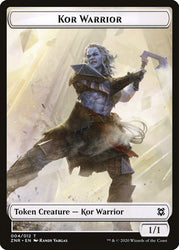 Goblin Construct // Kor Warrior Double-Sided Token [Zendikar Rising Tokens] 