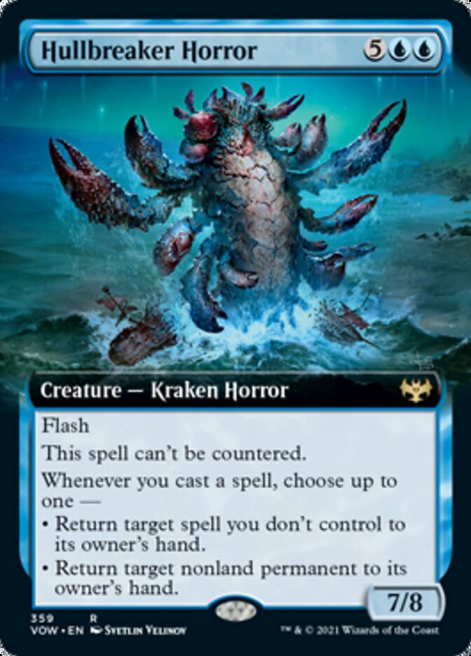 Hullbreaker Horror (Extended Art) [Innistrad: Crimson Vow] 