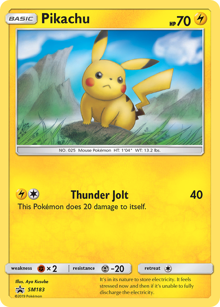 Pikachu (SM183) [Sun &amp; Moon: Black Star Promos] 