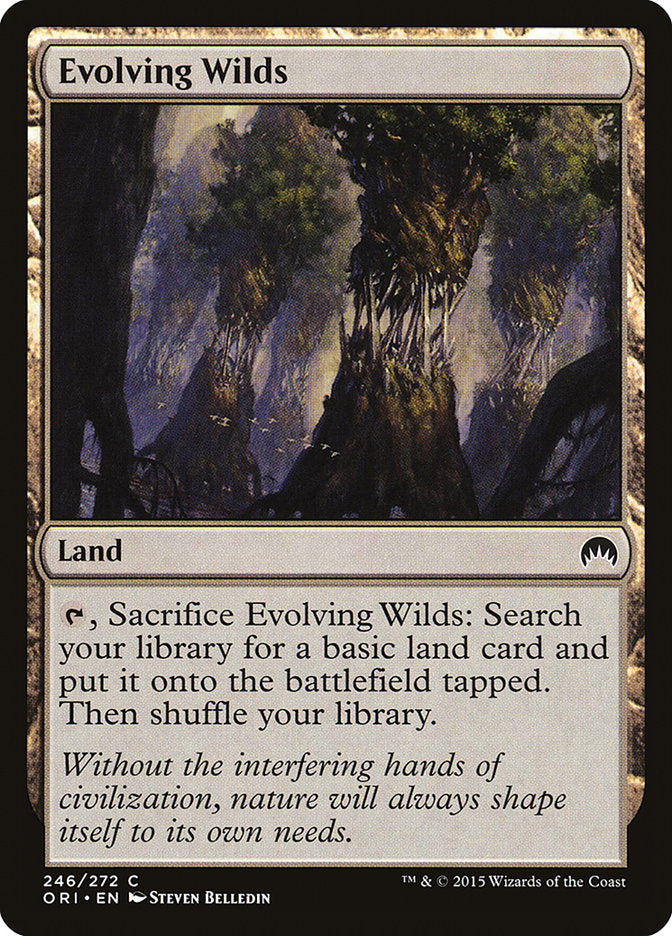 Evolving Wilds [Magic Origins] 