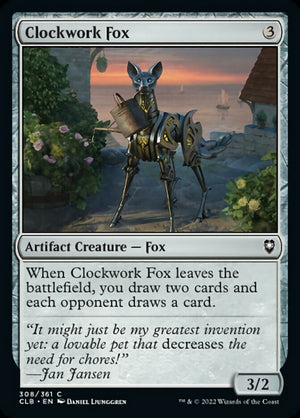 Clockwork Fox [Commander Legends: Battle for Baldur's Gate] 