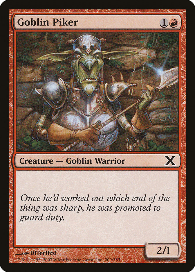 Goblin Piker [Tenth Edition] 