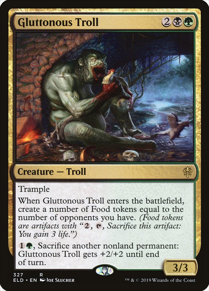 Gluttonous Troll [Throne of Eldraine] 